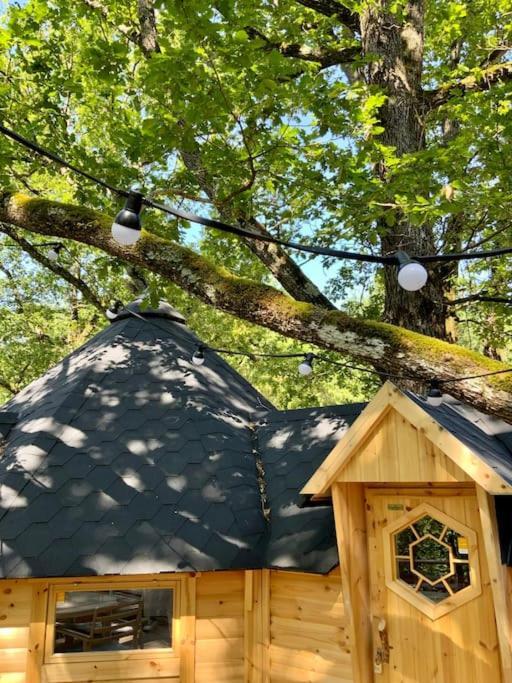 La Cabane Perchee De La Mure Bongheat Exterior photo